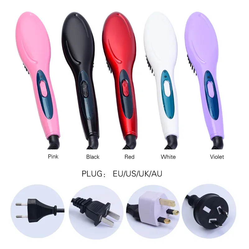 Peigne lisseur électrique, finition