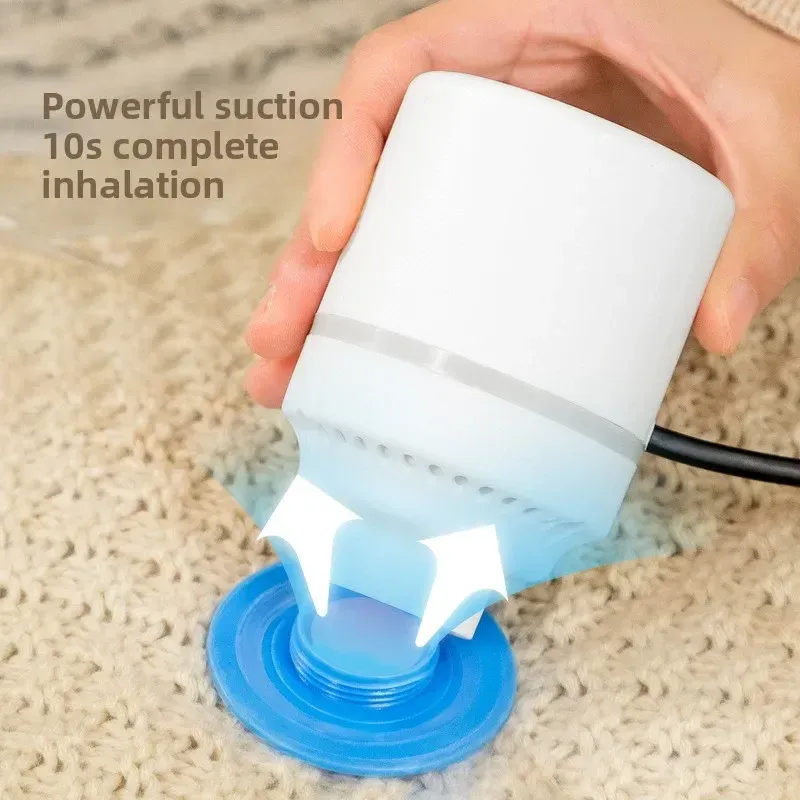 Pompe à sac sous vide en situation d'utilisation