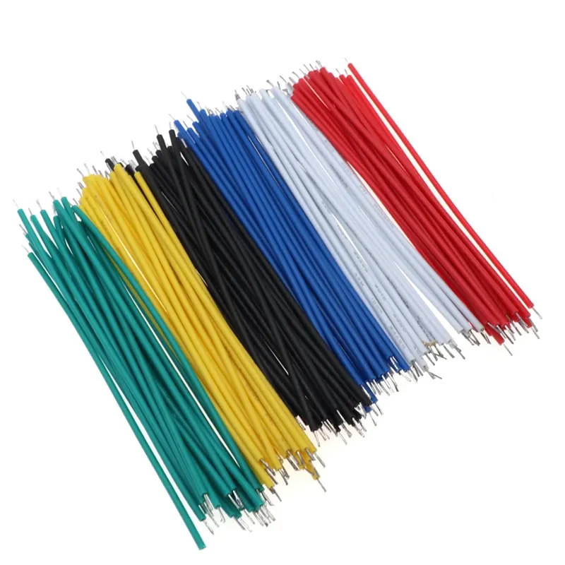 120 pièces 24 AWG fils de liaison étamés pour platine de prototypage PCB, 8 cm, fils de connexion volants à souder 5