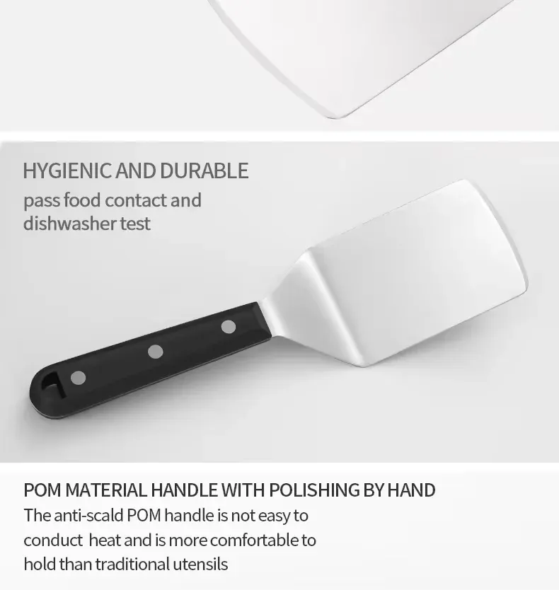 Spatule de plaque pour hamburgers smashés
