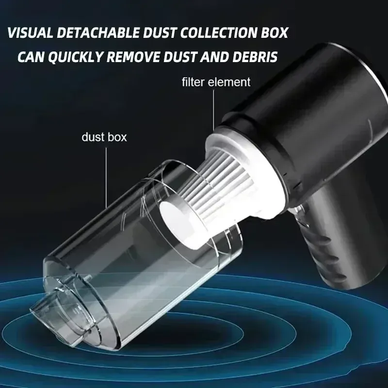 Aspirateur sans fil en situation