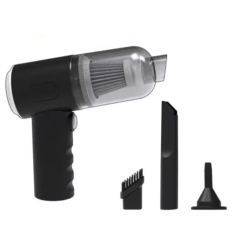 Aspirateur de voiture sans fil 2900000PA, rechargeable par USB, 1200 mAh, nettoyeur à usage sec et humide, aspirateur portatif sans fil haute puissance 2026 8
