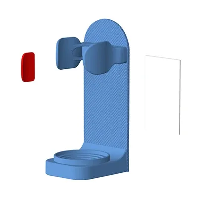 Porte-brosse à dents électrique réglable, support en silicone antidérapant pour corps de brosse, support mural adapté à 99 % 8