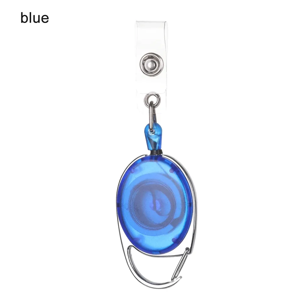 Porte-badge rétractable avec cordon, porte-clés, accessoire de bureau, mode, 1 pièce 7