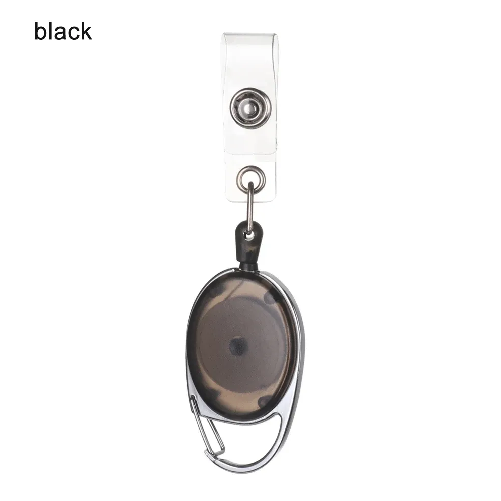 Porte-badge rétractable avec cordon, porte-clés, accessoire de bureau, mode, 1 pièce 10