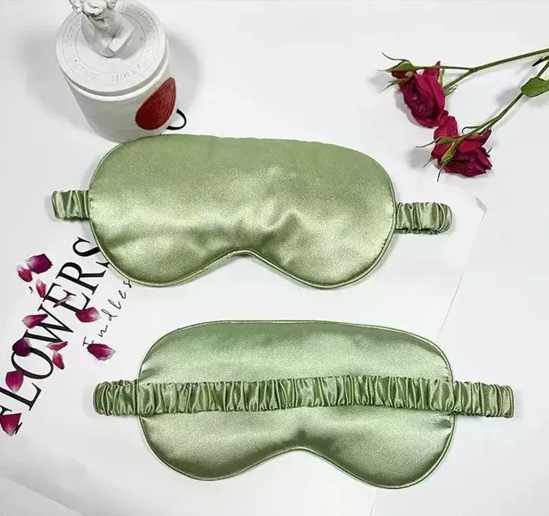 Masque de sommeil en soie imitée, utilisation