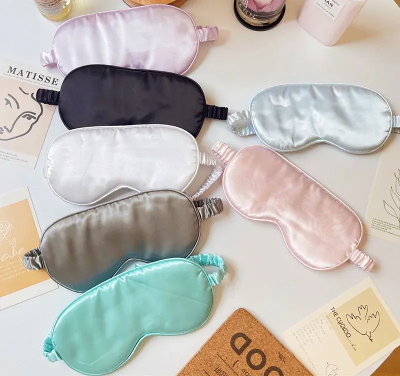 Masque de sommeil en soie imitée, lifestyle
