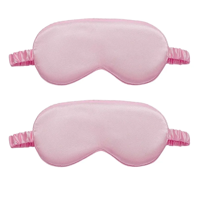 Masque de sommeil en soie synthétique, cache-yeux doux et confortable, protection oculaire SMYZ006 18