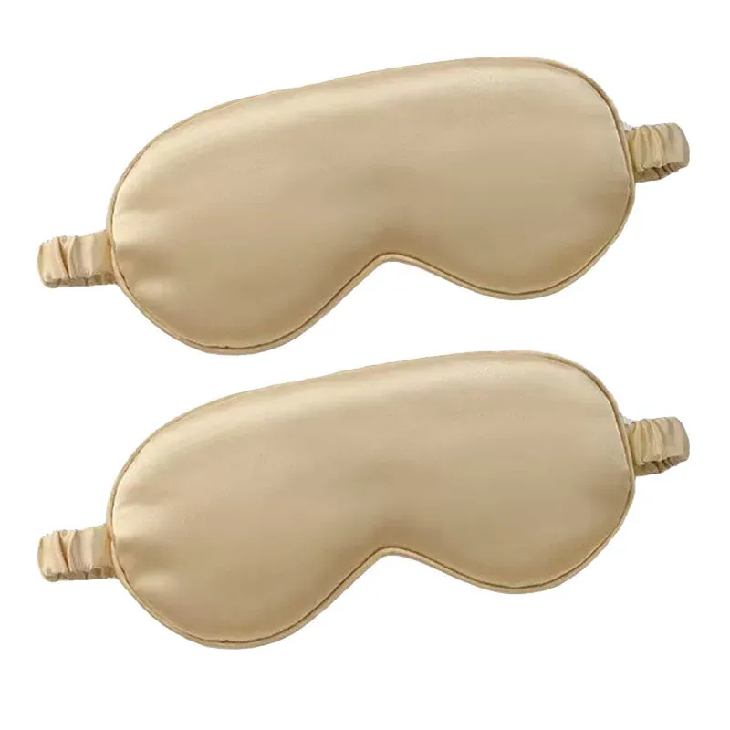 Masque de sommeil en soie synthétique, cache-yeux doux et confortable, protection oculaire SMYZ006 21