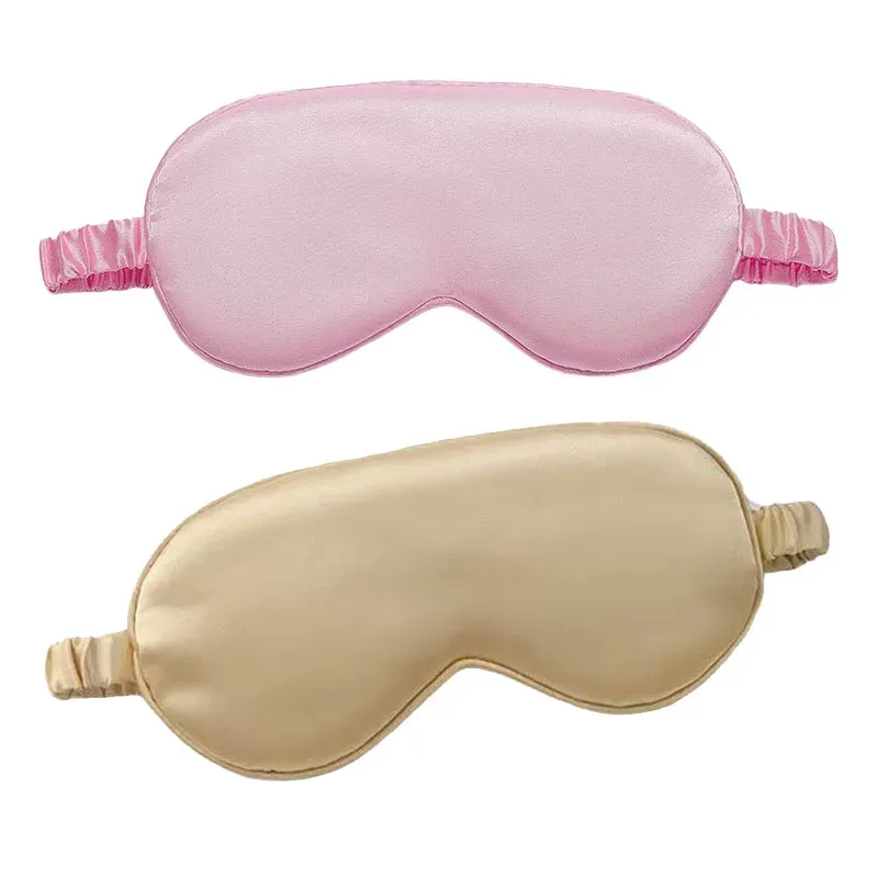 Masque de sommeil en soie synthétique, cache-yeux doux et confortable, protection oculaire SMYZ006 19