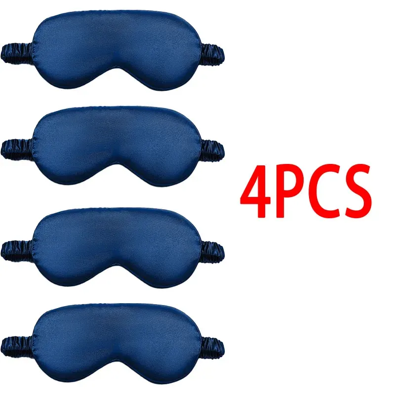 Masque de sommeil en soie synthétique, cache-yeux doux et confortable, protection oculaire SMYZ006 12