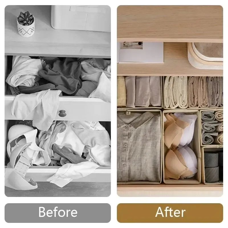 Détail des compartiments de rangement