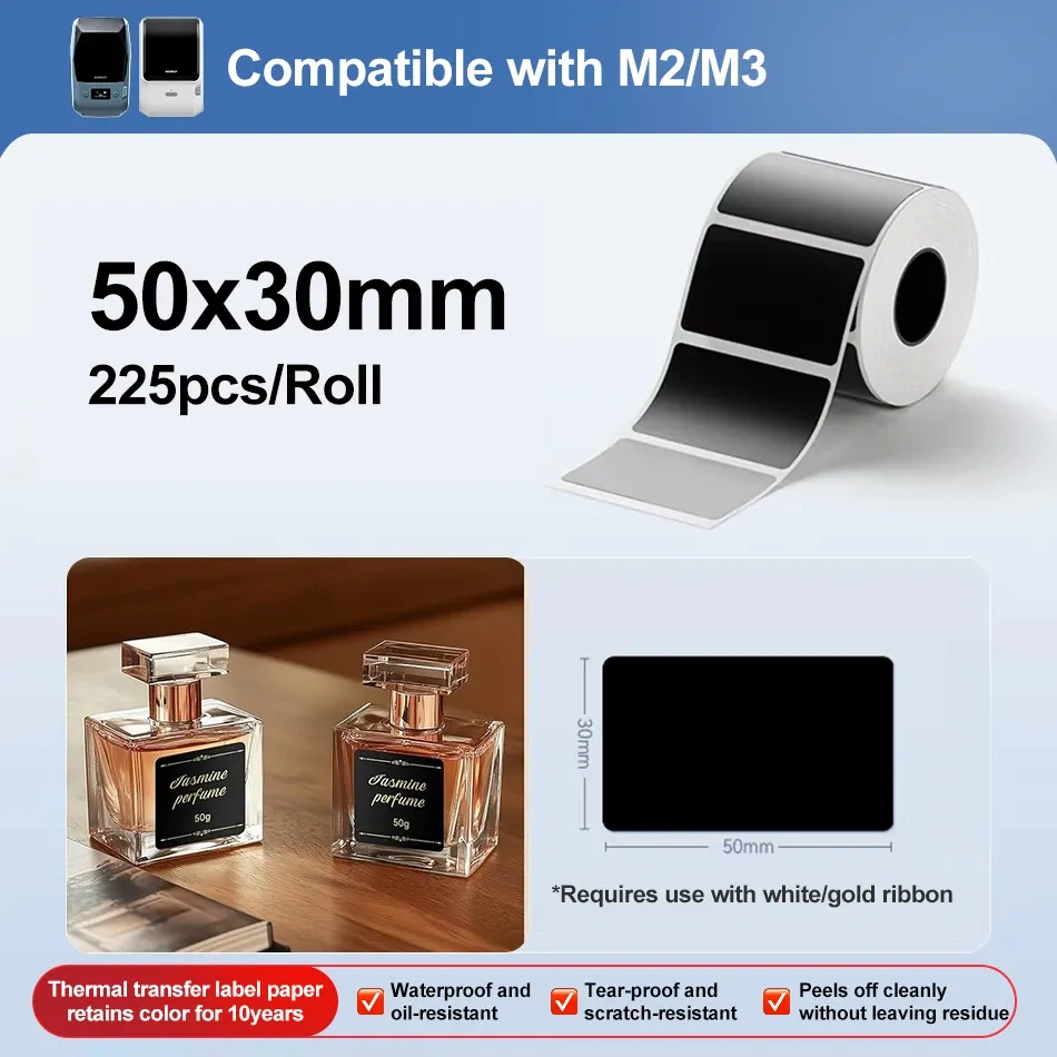 Imprimante d'étiquettes thermique portable M2 Niimbot, machine à étiquettes multifonction pour bureau, étiquettes vestimentaires et câbles d'alimentation 20