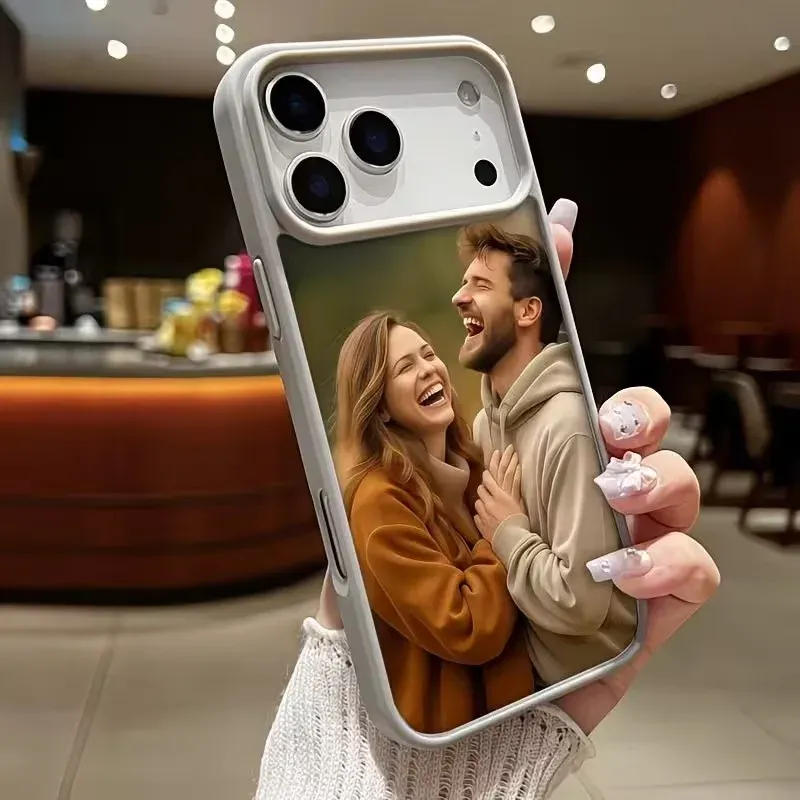 Coque de téléphone personnalisable DIY pour iPhone 17, 16, 15, 14, 13, 12, 11, Pro, XS, Max, Plus, Mini, X, XR, Air, 16e, 17e, compatible MagSafe, antichoc, en PC transparent 7