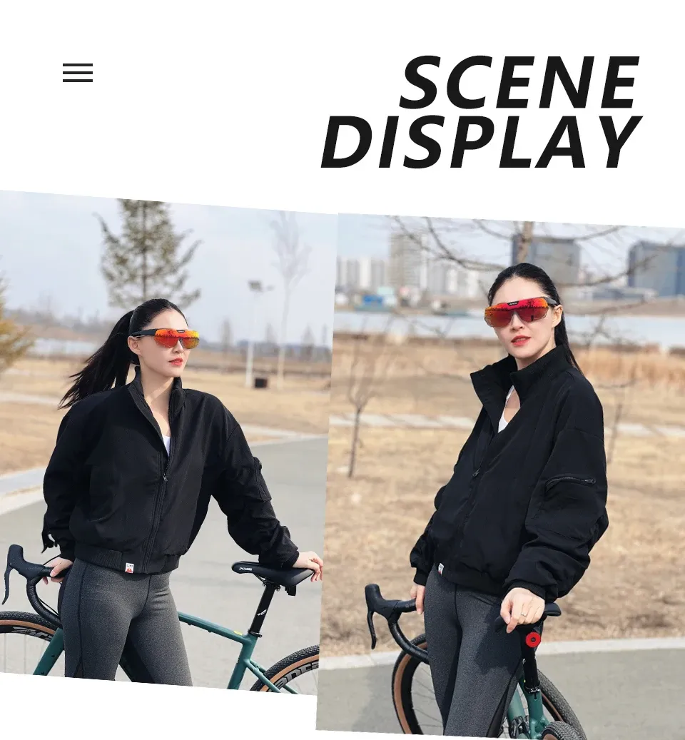 Lunettes de cyclisme Vozapow, vue détaillée