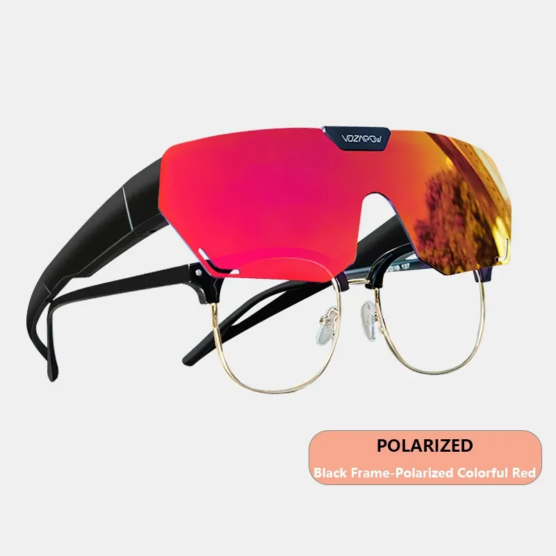 Vozapow Lunettes de Soleil Polarisées Protection UV400 pour Cyclisme, Pêche, Conduite et Randonnée 11
