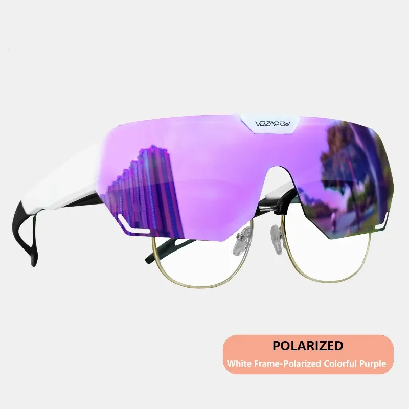 Vozapow Lunettes de Soleil Polarisées Protection UV400 pour Cyclisme, Pêche, Conduite et Randonnée 13