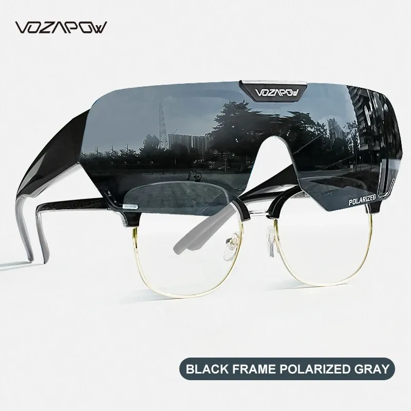 Vozapow Lunettes de Soleil Polarisées Protection UV400 pour Cyclisme, Pêche, Conduite et Randonnée 14