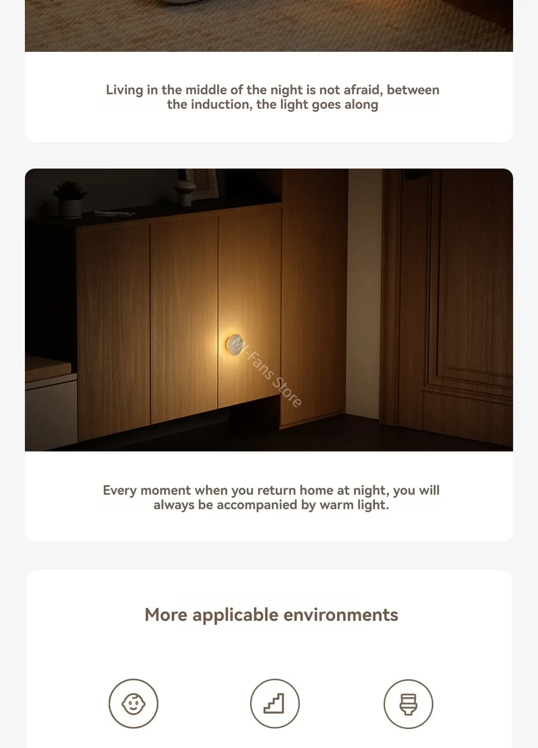 Veilleuse Mijia 3 au design blanc épuré