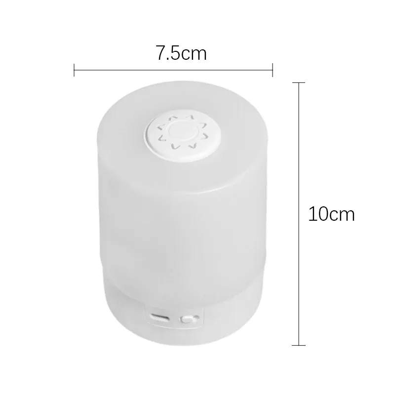 Table de chevet LED dimmable avec chargeur sans fil, lampe de nuit tactile pour chambre, veilleuse décorative et lampe de lecture de bureau 7