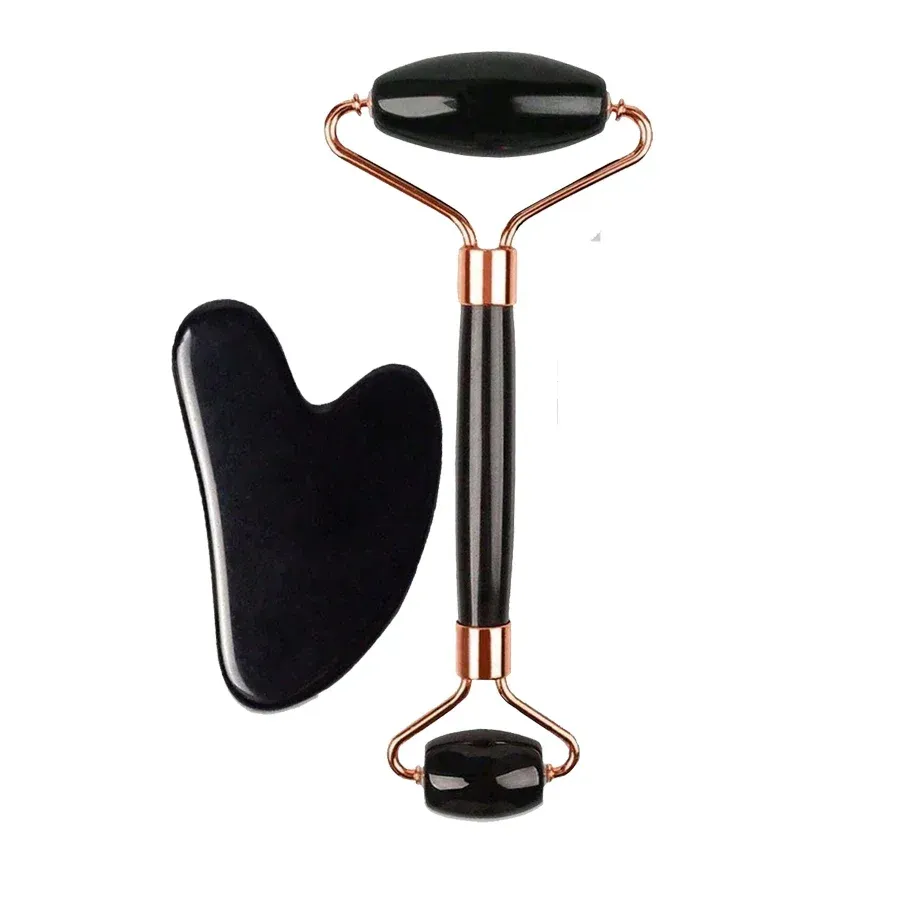 Ensemble de rouleaux de glace pour le visage 1, 2 ou 3 pièces, outils de massage Gua Sha et rouleau de massage pour le contour du visage 9