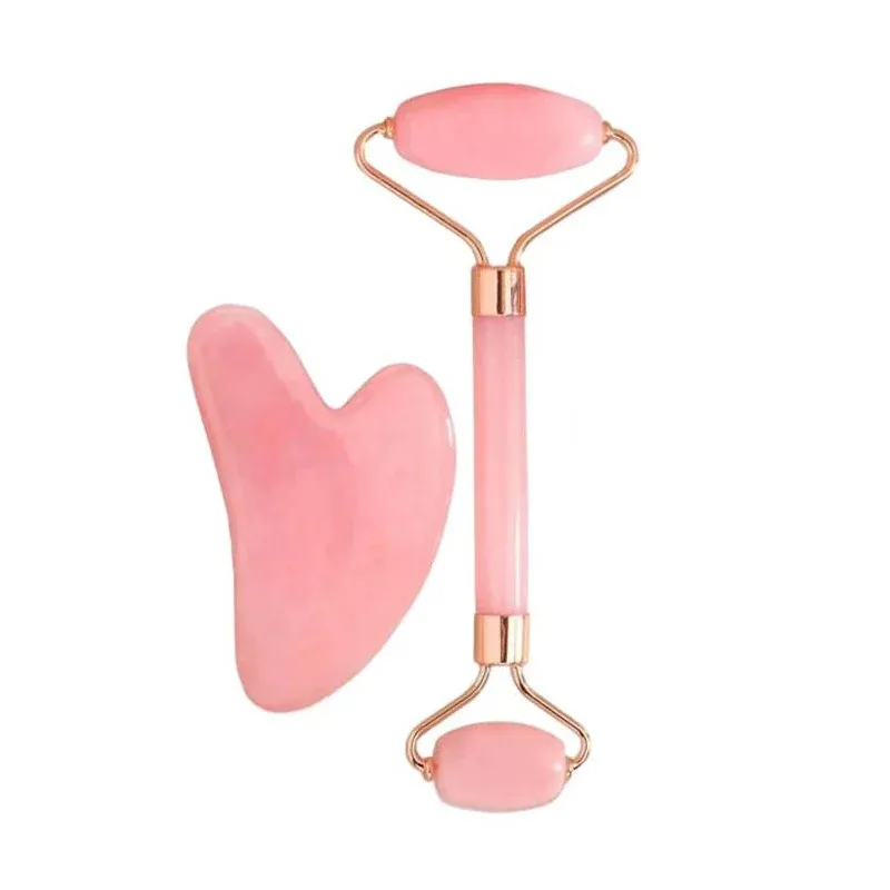 Ensemble de rouleaux de glace pour le visage 1, 2 ou 3 pièces, outils de massage Gua Sha et rouleau de massage pour le contour du visage 18