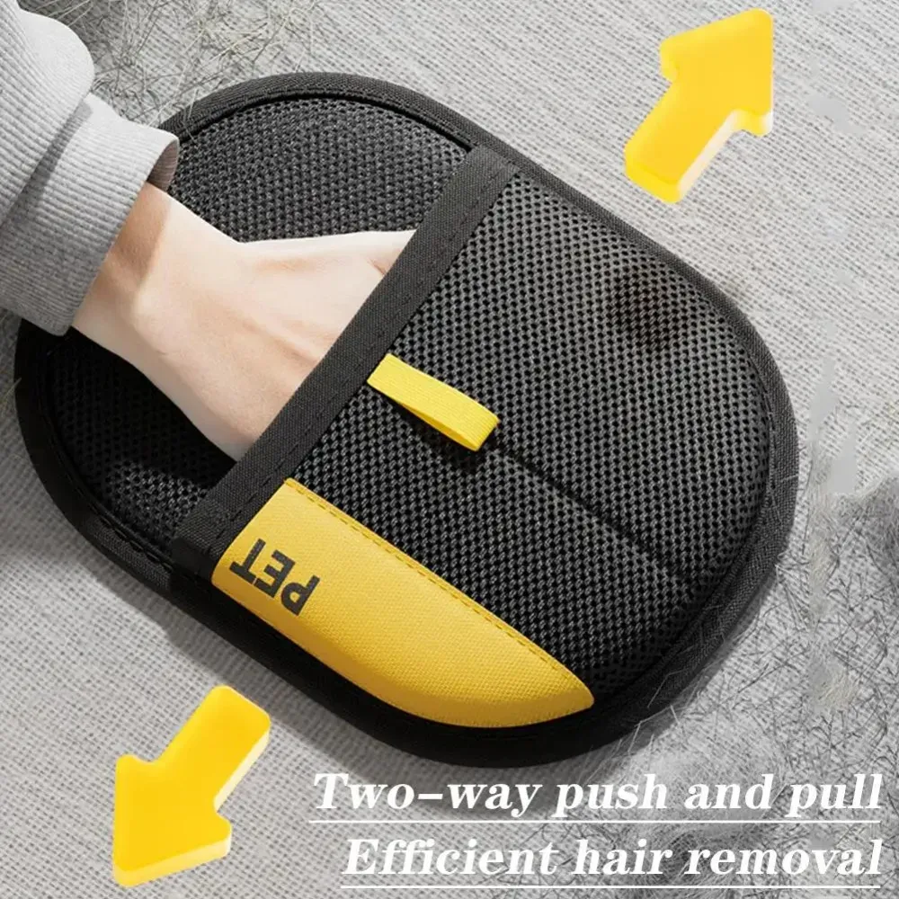 Gant anti-poils pour animaux, nettoyage d'un fauteuil