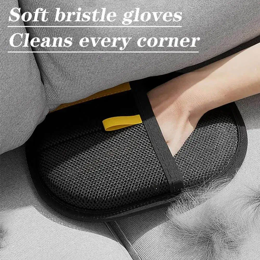 Gant anti-poils pour animaux, usage sur vêtements