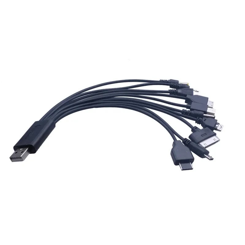 Câble de charge universel USB 10 en 1 pour smartphones Samsung, Xiaomi, Huawei, Google, OPPO et Vivo 3