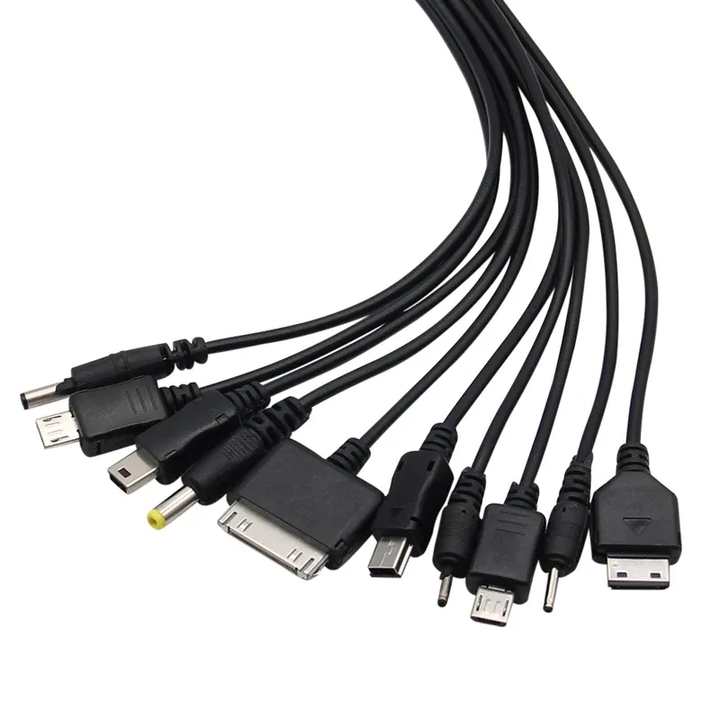 Câble de chargeur multiport avec appareils connectés