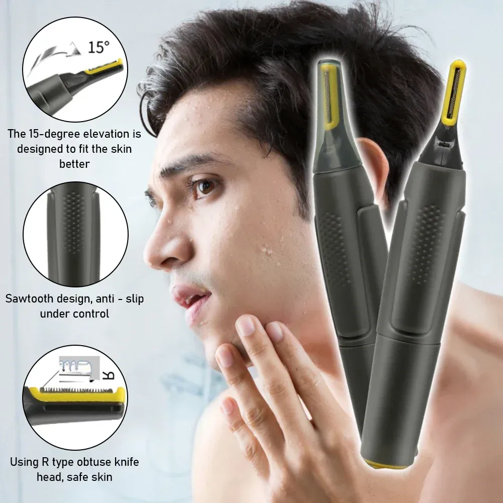Tondeuse de précision pour le nez et les oreilles, mini tondeuse portable pour hommes, étanche et facile à nettoyer