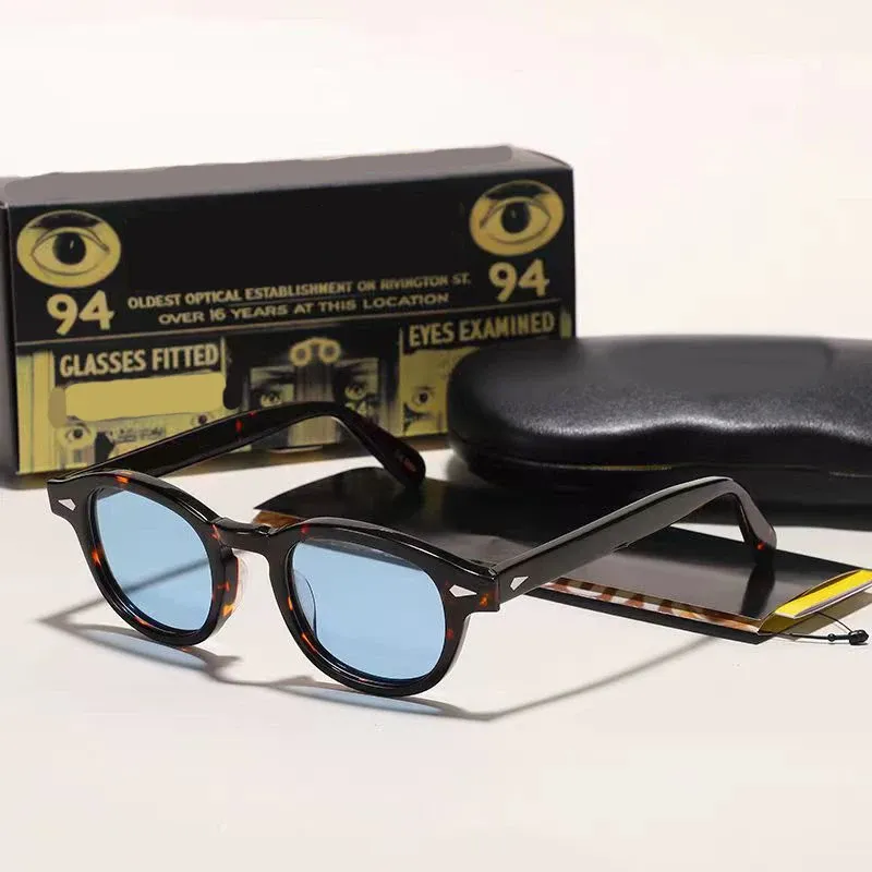Lunettes de soleil polarisées vintage pour hommes et femmes, monture en acétate