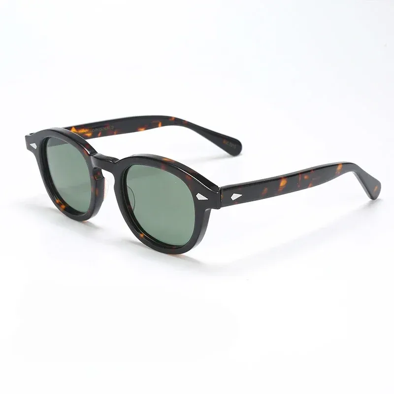 Lunettes de soleil polarisées vintage pour hommes et femmes, monture en acétate 3