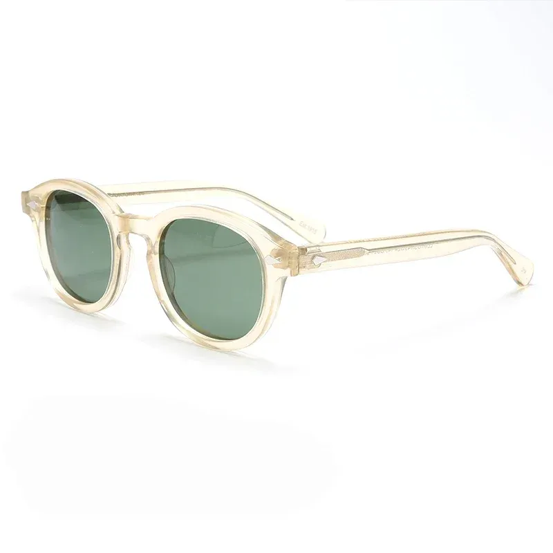Lunettes de soleil polarisées vintage pour hommes et femmes, monture en acétate 15