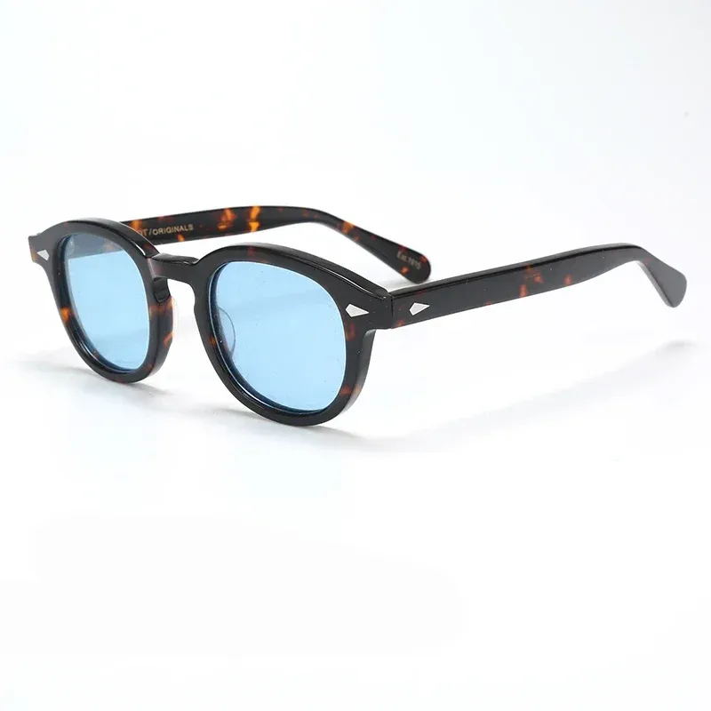 Lunettes de soleil polarisées vintage pour hommes et femmes, monture en acétate 12