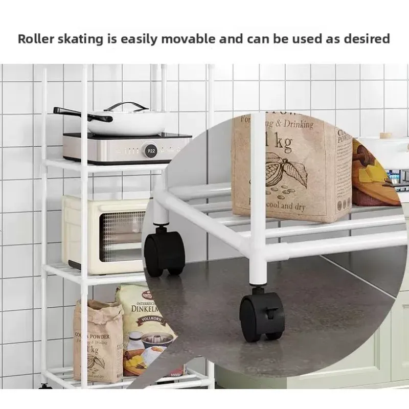 Chariot de rangement dans un intérieur chaleureux
