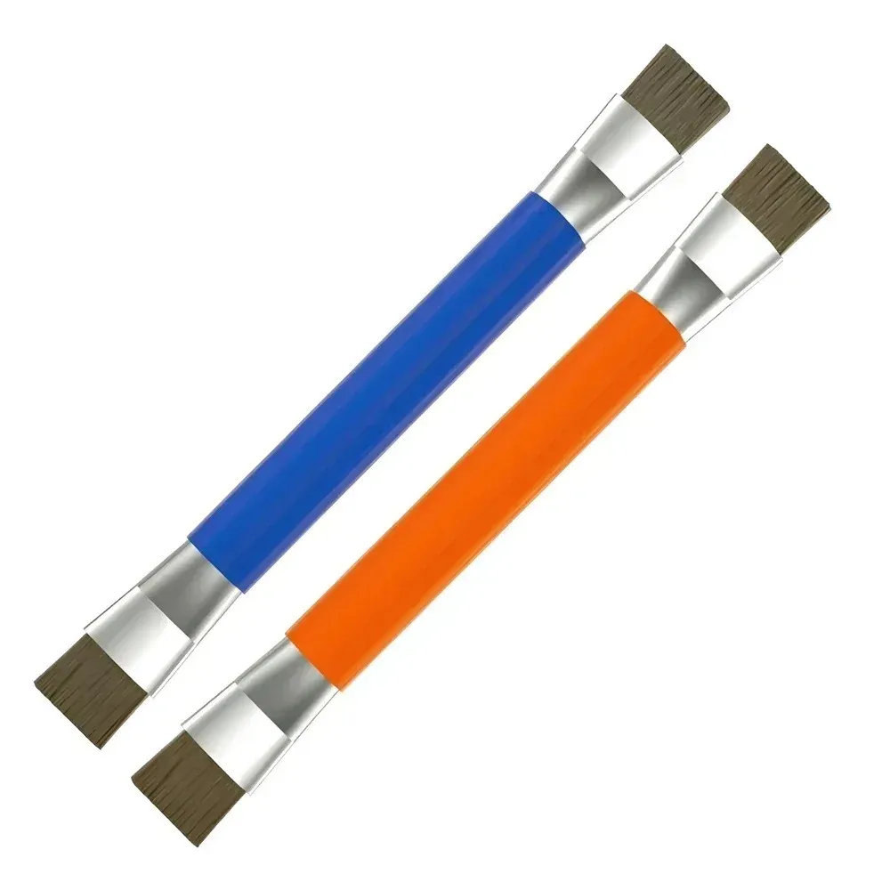 Brosse antistatique double embout pour la réparation de circuits imprimés et le nettoyage de cartes mères de téléphones et d'ordinateurs 2