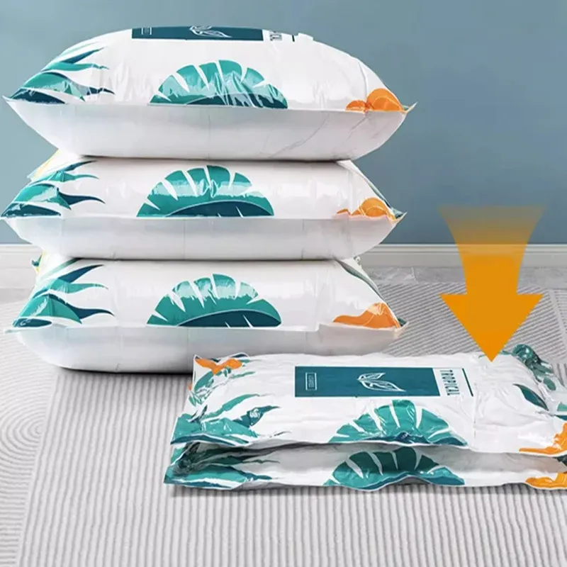Sac de rangement sous vide grande capacité pour literie, vêtements et bagages, avec pochette anti-poussière 2