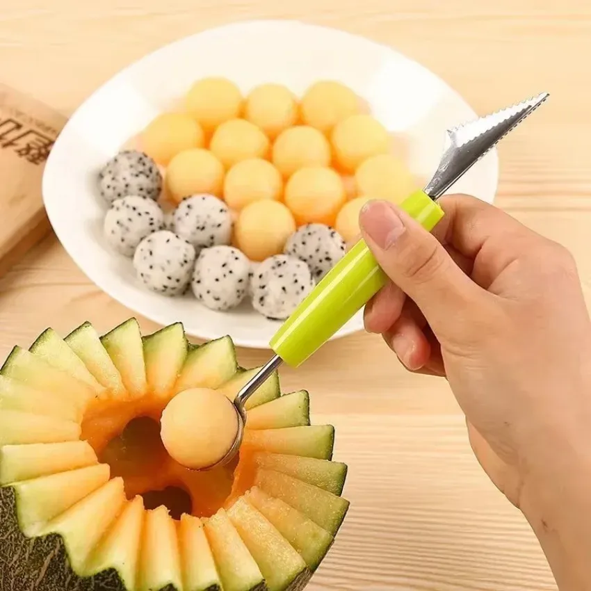 Scoop Ballers - Dispositif de découpe et de sculpture pour fruits et légumes 4
