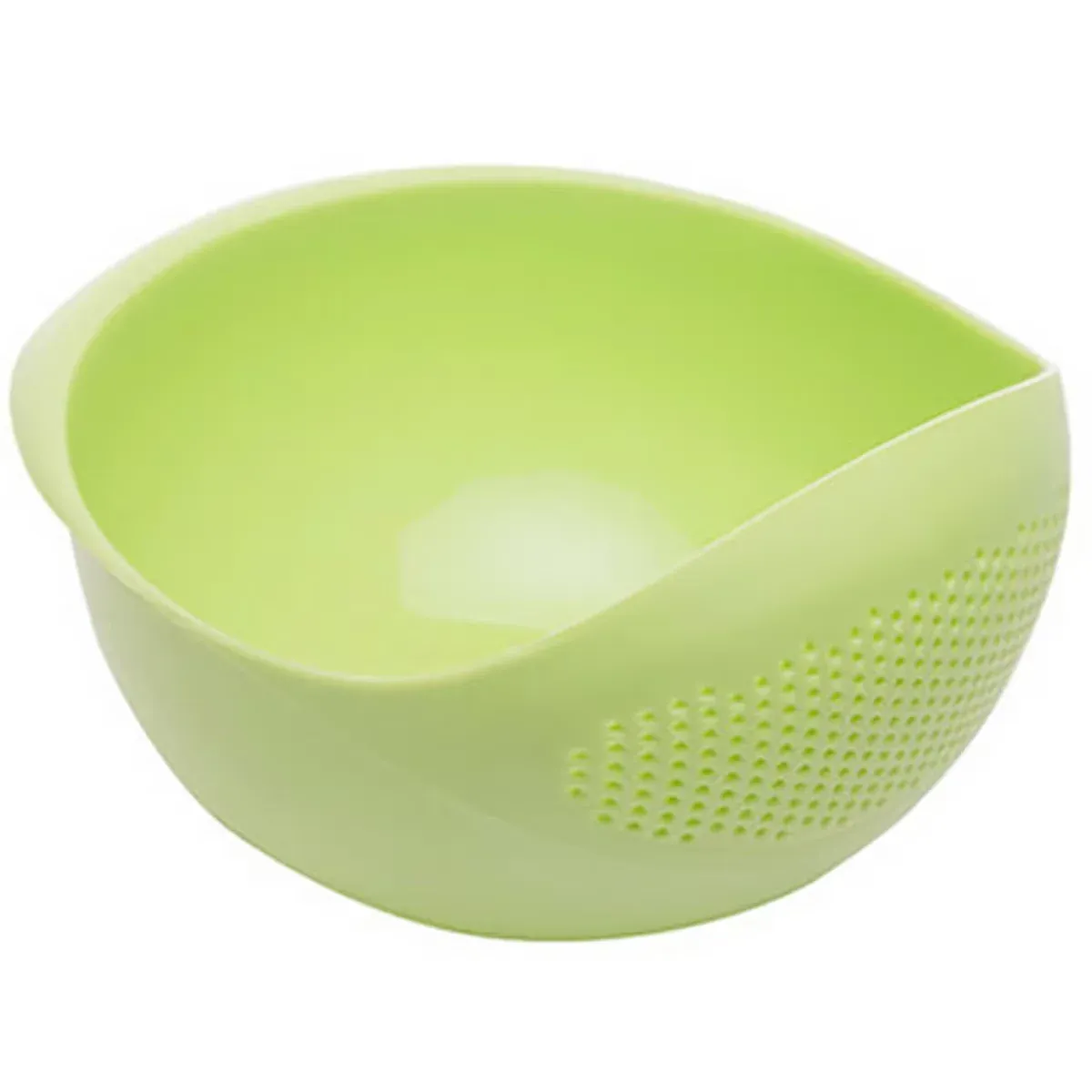 Passoire en silicone, bol à riz, panier d'égouttage, bol à fruits, panier de lavage avec poignée, organisateur de cuisine 1 pièce 7