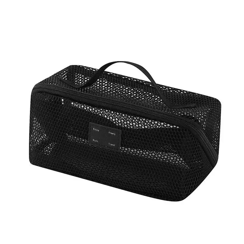 Organisateur de maquillage pour femme, sac à cosmétiques de voyage à fermeture éclair 12