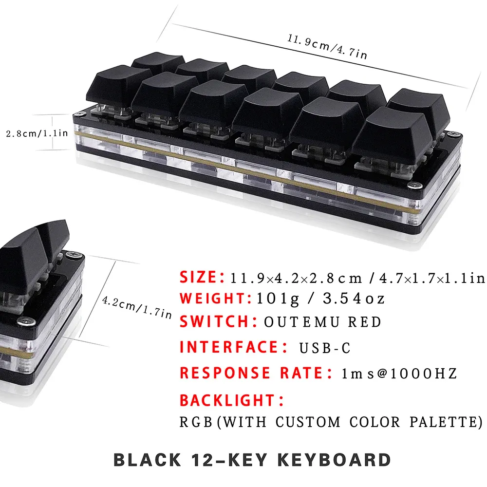 Mini clavier de jeu, design compact