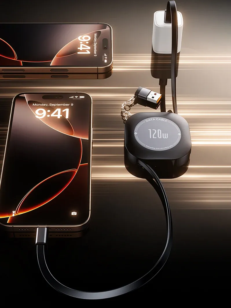 Câble USB-C en situation d'utilisation