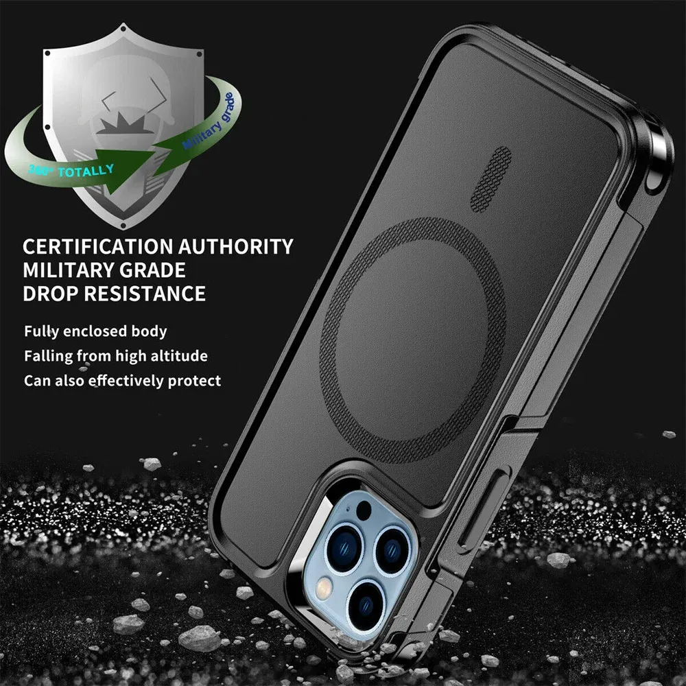 Coque MagSafe mate sous différents angles