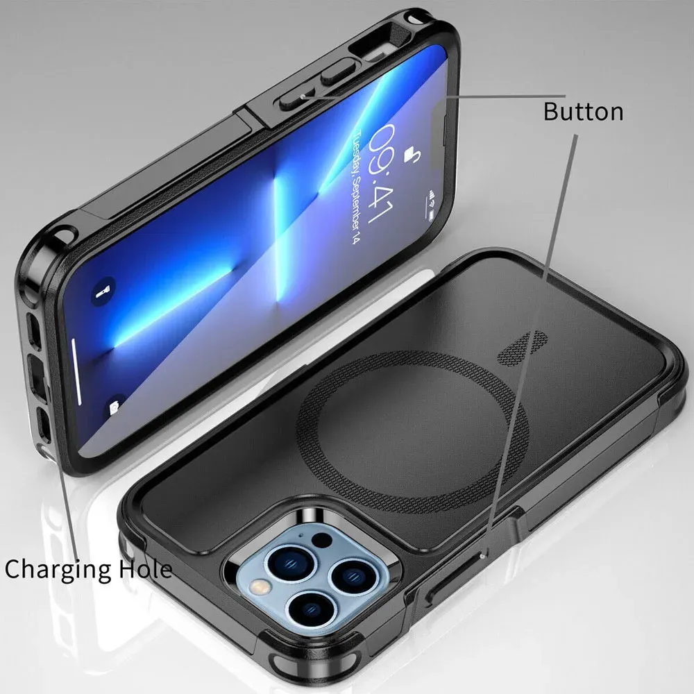 Coque MagSafe mate, vue de face