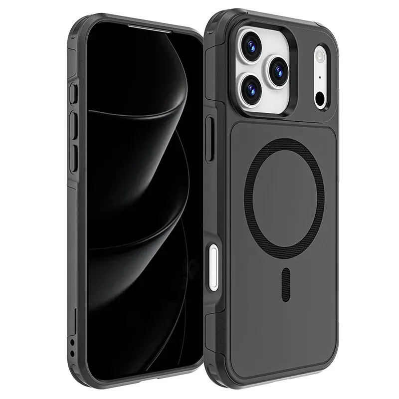 Coque magnétique MagSafe mate et antichoc pour iPhone 17, 16, 15, 14, 13, 12 (Pro, Pro Max, Mini, Plus) 7