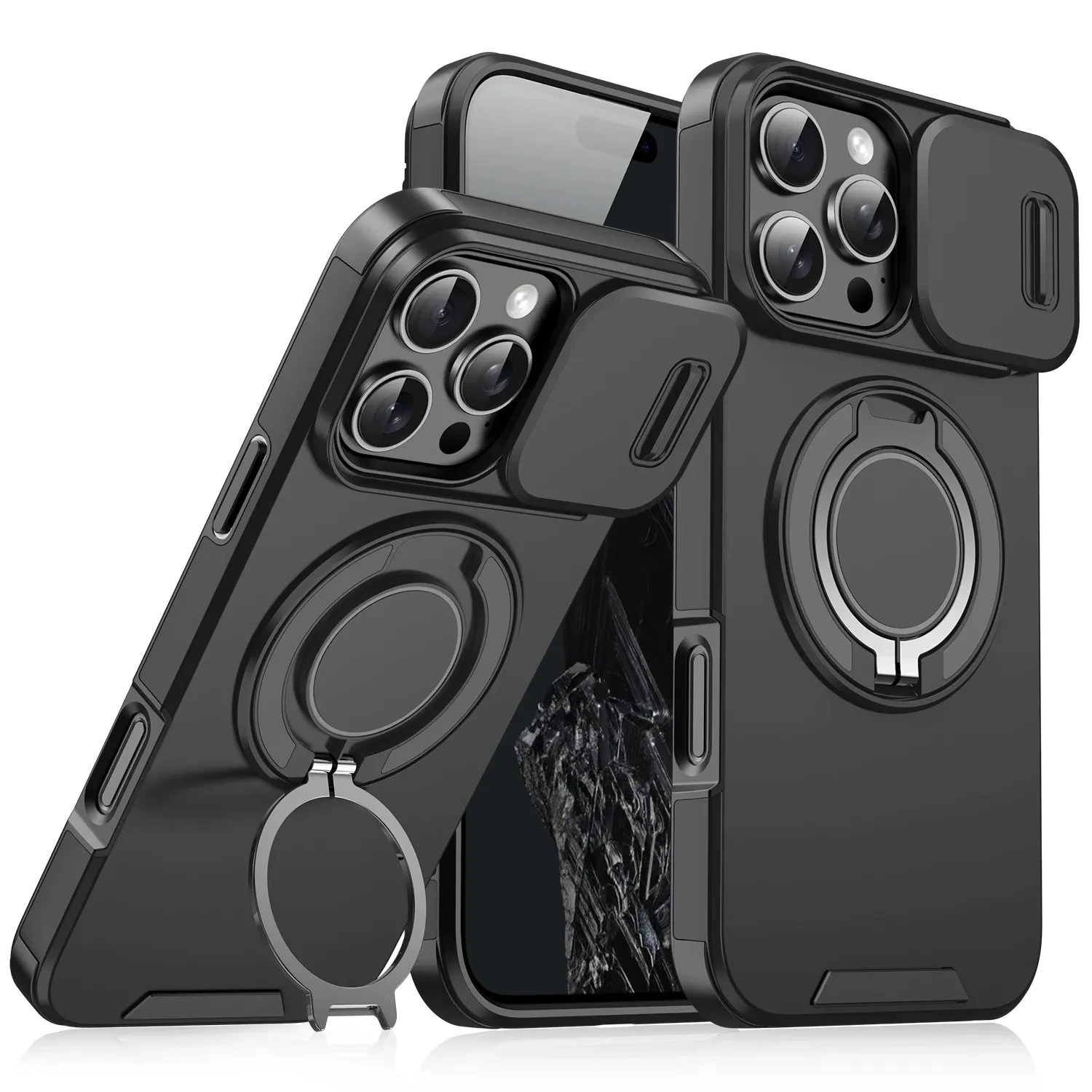 Coque MagSafe sous différents angles