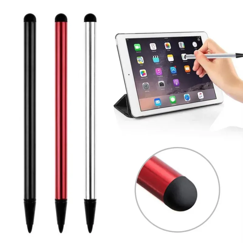 Stylet universel 3-en-1 pour écran tactile (lot de 1 à 3) compatible iPhone, iPad, Samsung, Xiaomi et tablettes 1