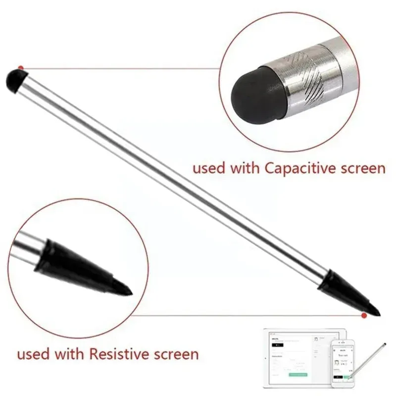Stylet universel 3-en-1 pour écran tactile (lot de 1 à 3) compatible iPhone, iPad, Samsung, Xiaomi et tablettes 5