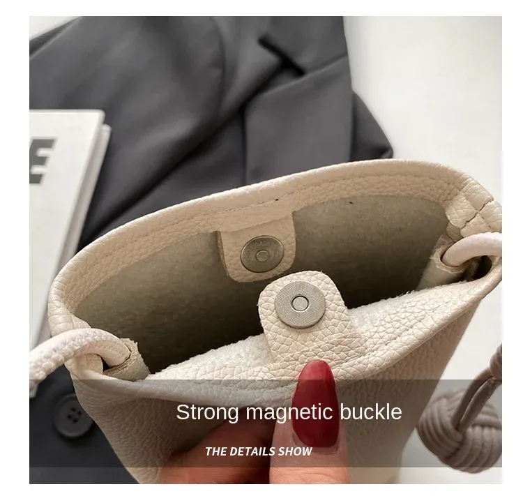 Sac en cuir, finitions